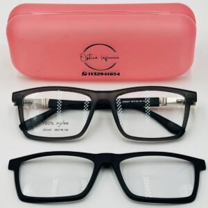 Armazón de zilo para caballero con clip-on fotocromático – D